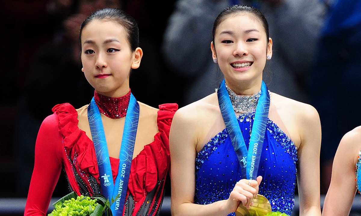 현역 시절 김연아와 아사다 마오의 모습. 뉴시스