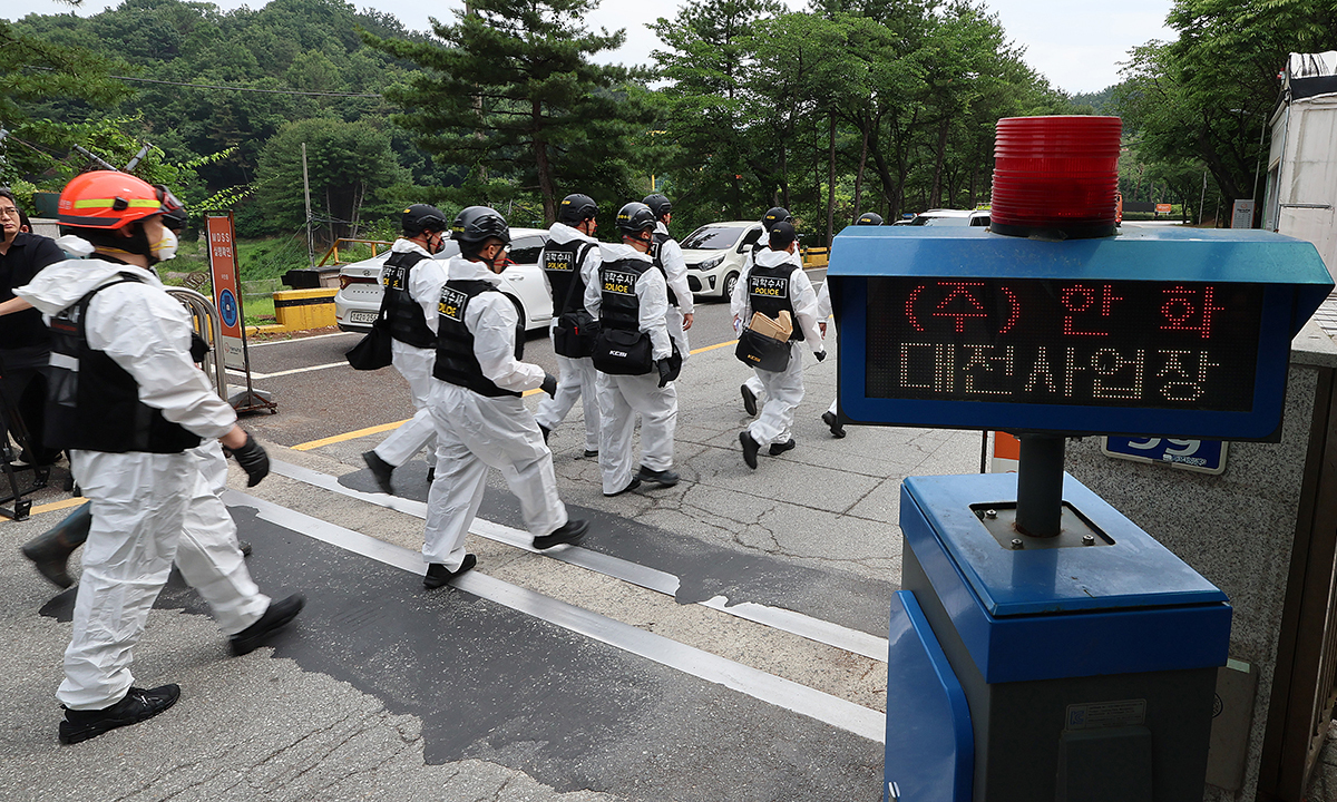 한화에어로 폭발 사고 발화 지점 확인…경찰, 원인 규명 속도 