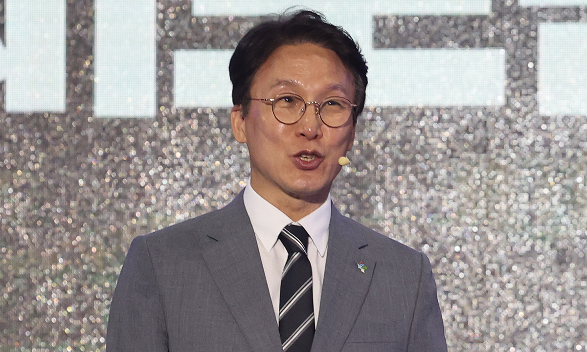 지난 6일 광주 서구 치평동 김대중컨벤션센터에서 열린 KBC 광주방송 주관 2026 뉴호남포럼에서 김민석 국무총리가 '대전환시대, 통합의 의미와 국가전략'을 주제로 기조연설을 하고 있다. 연합뉴스