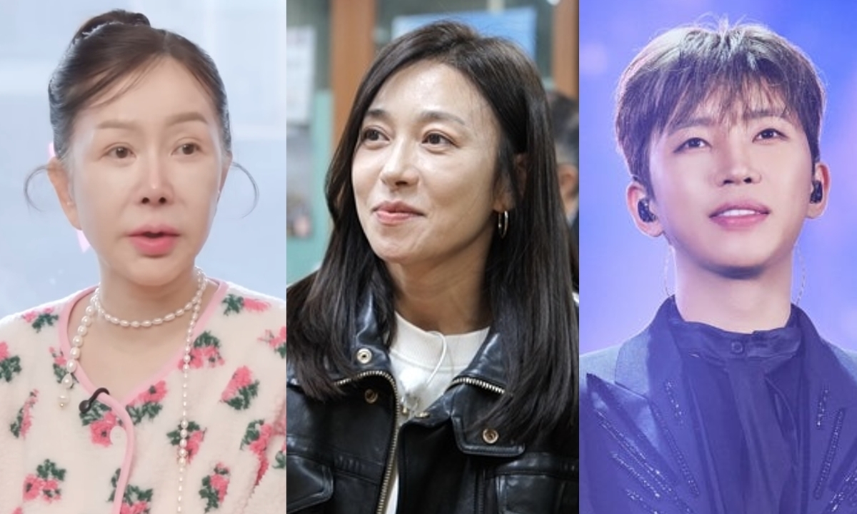(왼쪽부터) 박준금, 장영남, 임영웅. 유튜브 채널 ‘박준금 Magazine JUNGUM’·TV조선·물고기뮤직 제공