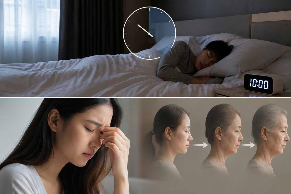 “주말 몰아자기로 버텼는데”…하루 8시간 넘는 잠, 몸은 더 빨리 늙었다