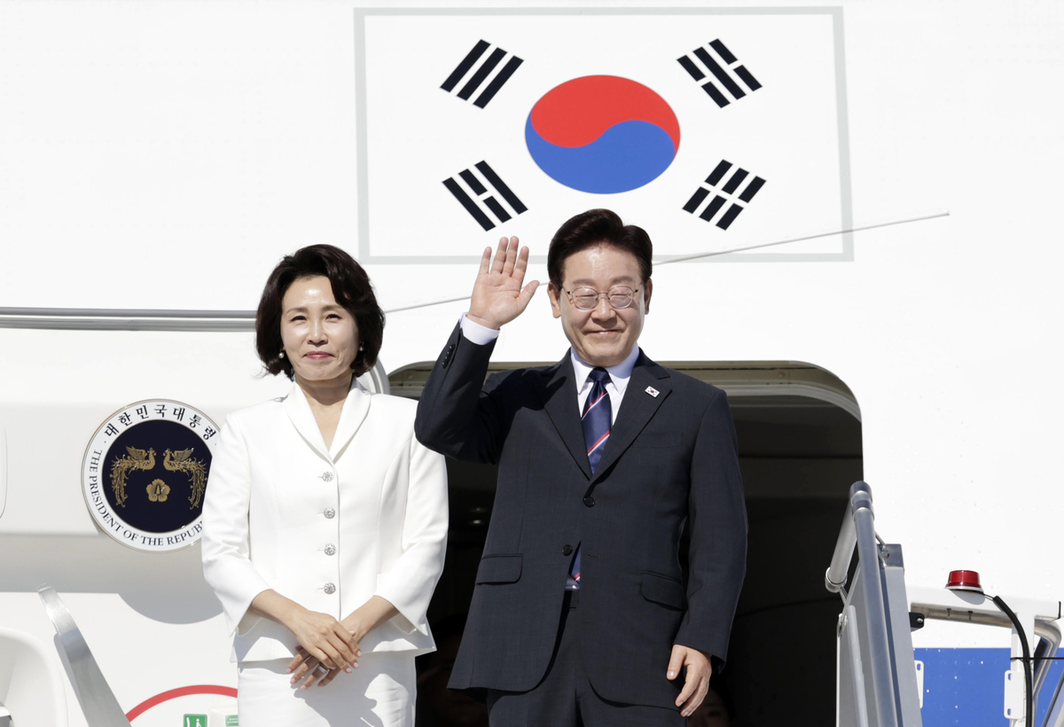 G7 정상회의 참석 위해 제네바 도착한 李… 에비앙서 정상 기념촬영 시작으로 일정 돌입