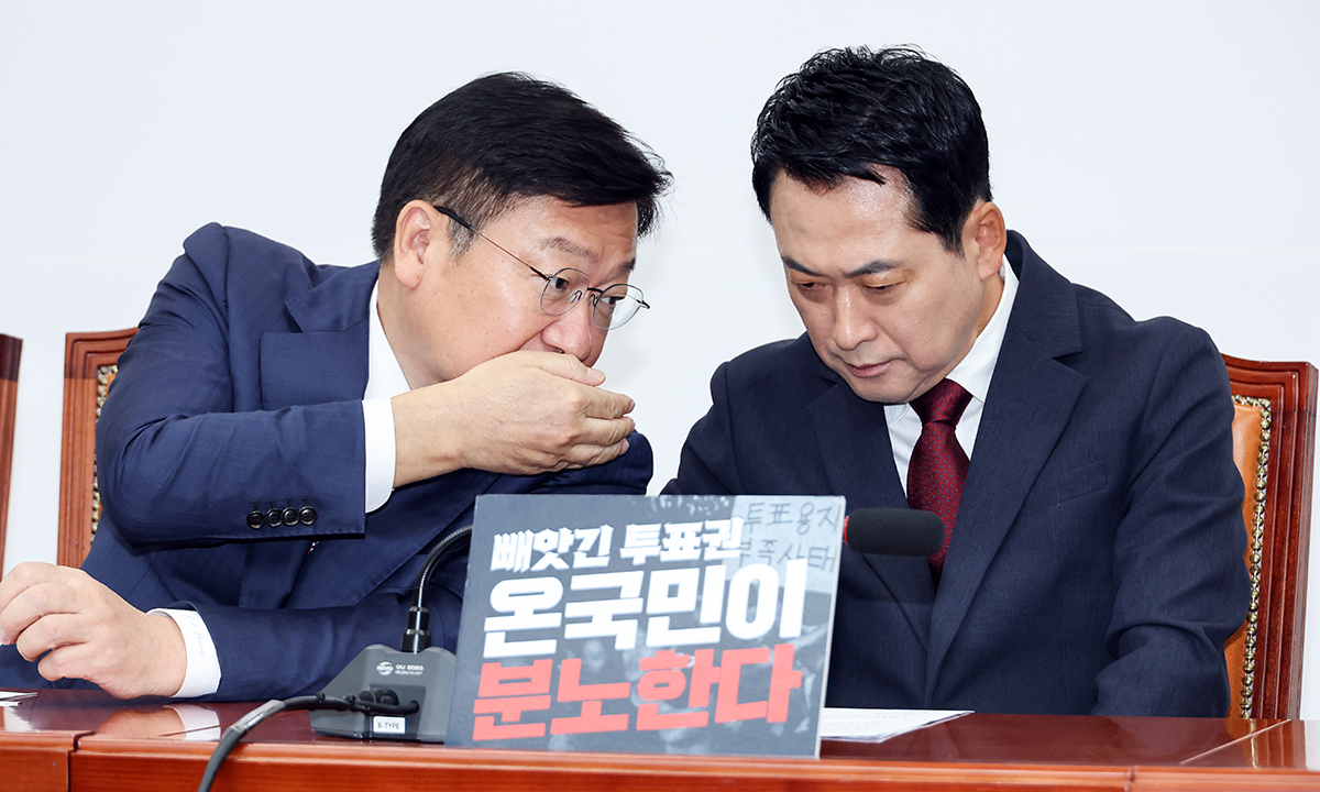 당 지지율 반등 방패로 버티는 장동혁… “전면 재선거·선관위 개혁 집중” 되풀이