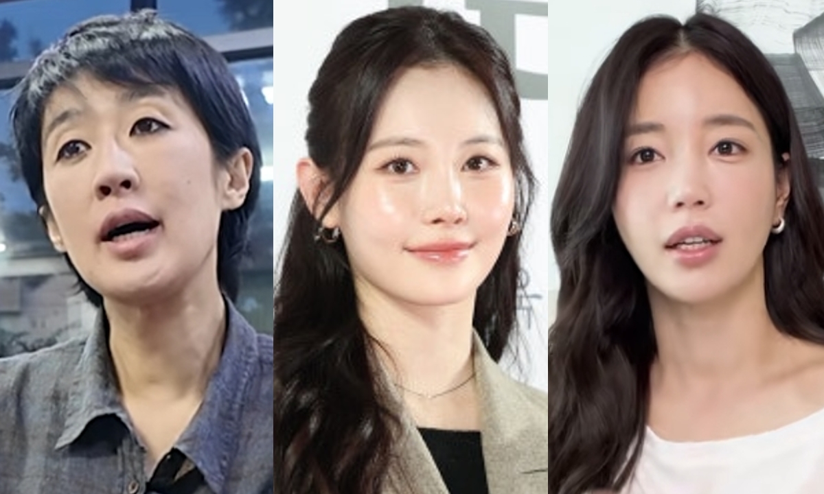 (왼쪽부터) 홍진경, 유라, 기은세. 유튜브 채널 ‘공부왕찐천재 홍진경’·뉴스1·유튜브 채널 ‘기은세의 집’