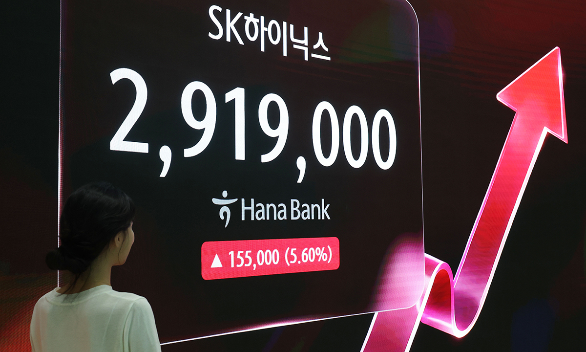 ‘대장주’ 등극 SK하이닉스 상승률 삼성전자 3배