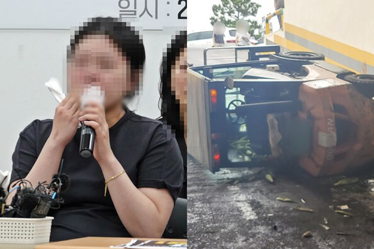 출산 2주 전 만삭 아내 두고…지게차 깔려 숨진 26살 계약직 청년