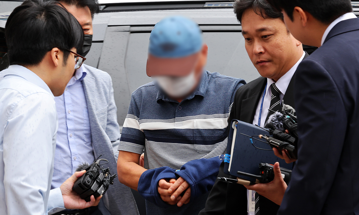 '장윤기 사건' 케이블타이 증거인멸 수사팀장 영장심사 출석
