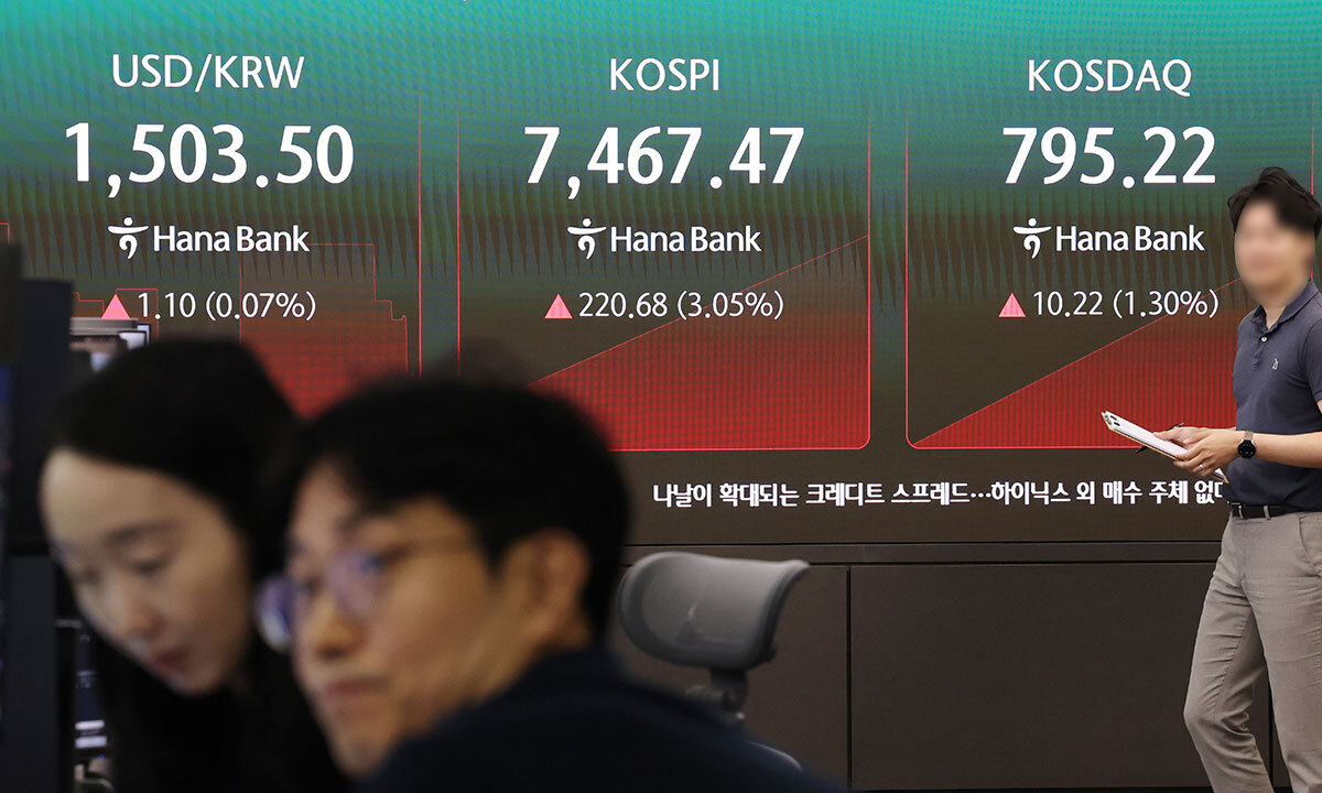한은 "국내 주가 추세적 하락 전환 가능성 제한적"