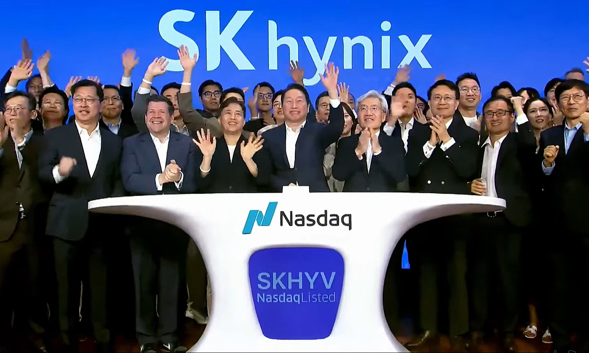 최태원 ‘자본 심장의 종’ 울렸다… SK하이닉스 나스닥 핫 데뷔
