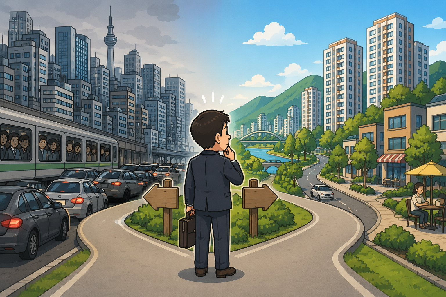 “서울 떠나도 괜찮다” vs “결국 인프라”…온라인 달군 ‘탈서울’ 논쟁