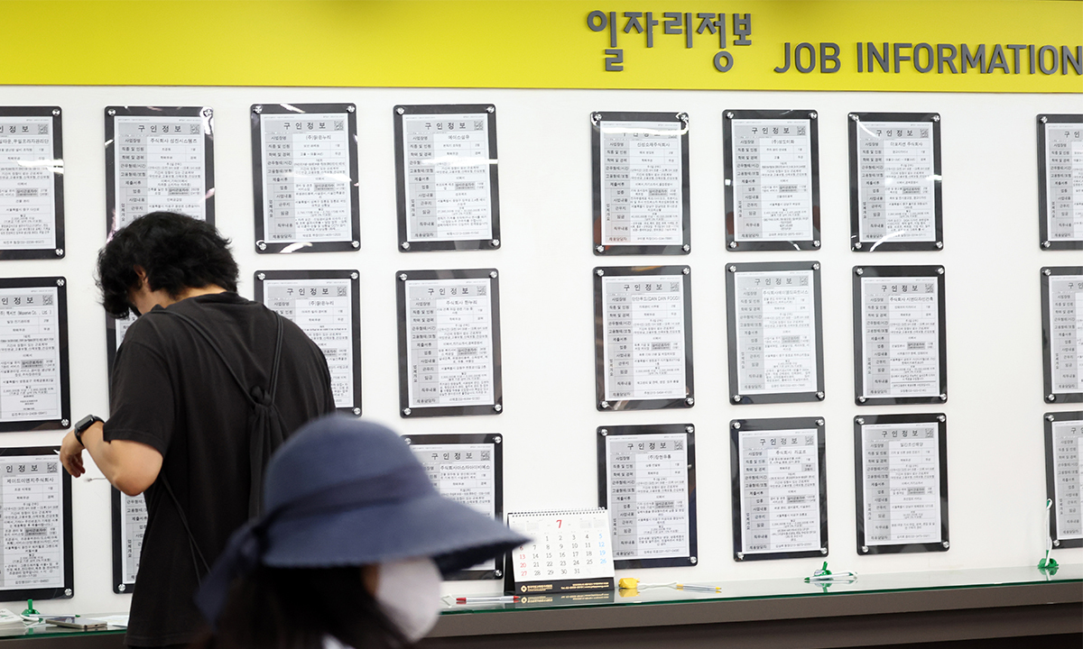 6월 취업자 6만3000명↑…청년층 44개월 연속 감소세