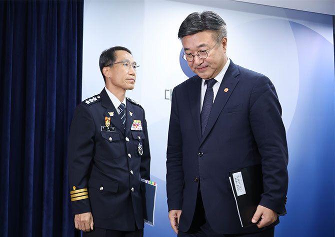 윤호중 장관 “장윤기 사건, 국민께 송구…경찰 썩은 부분 도려낼 것”