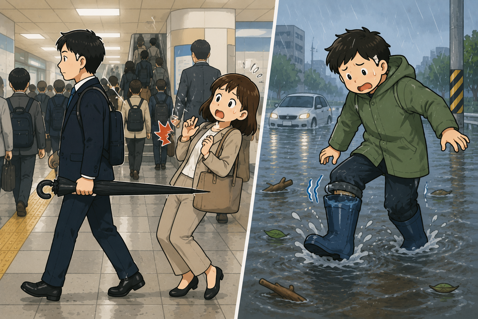 우산은 ‘흉기’, 장화는 ‘독’…장마철 생활안전 주의보