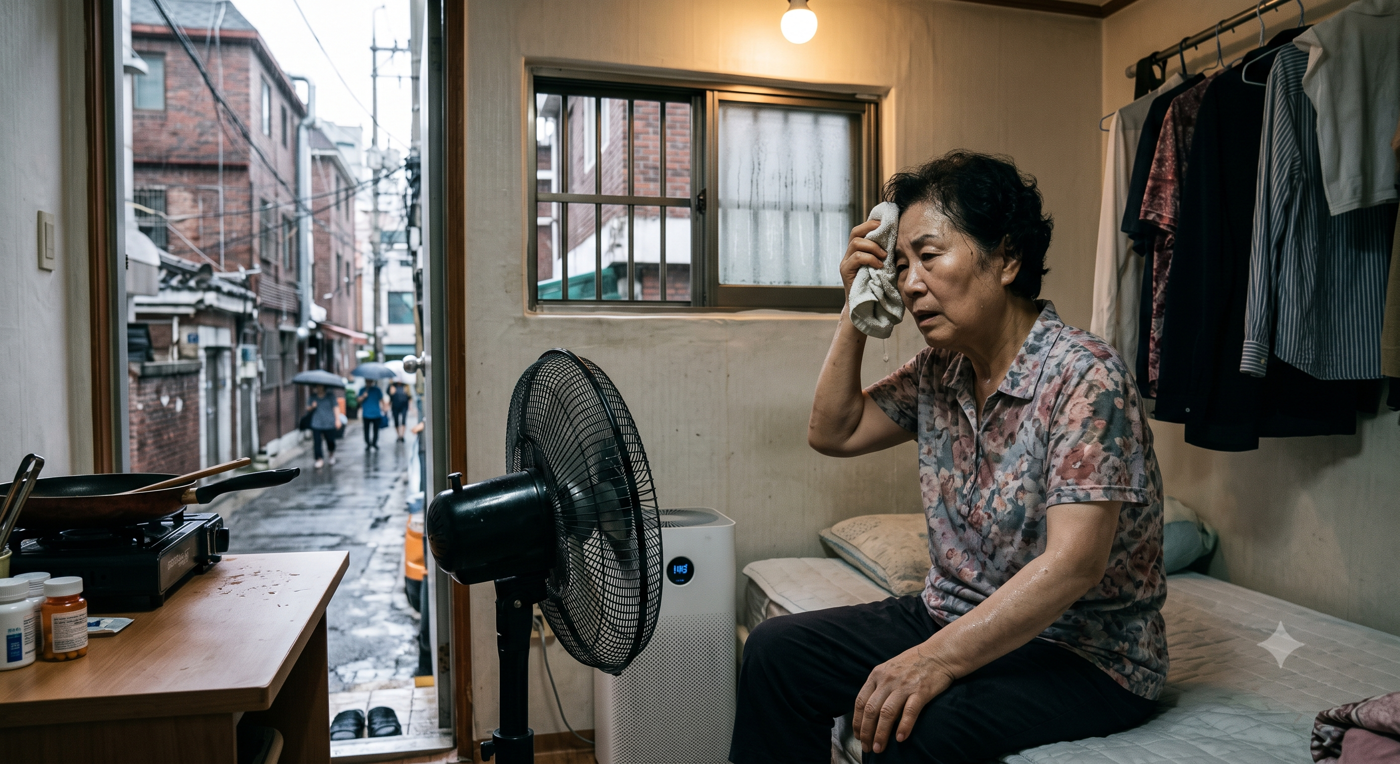 기온 내려가도 치명적인 ‘습한 폭염’…에어컨 가동 여부가 건강 격차 가른다