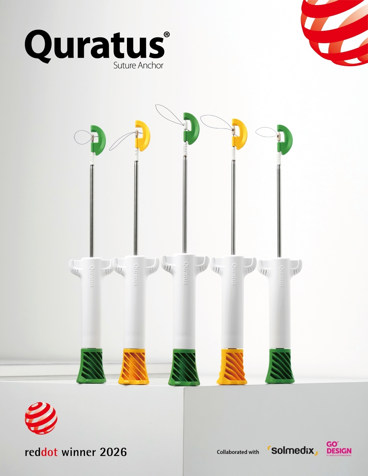 솔메딕스와 고디자인 협업 ‘큐라투스(Quratus™)’, 2026 레드닷 디자인 어워드 본상 수상