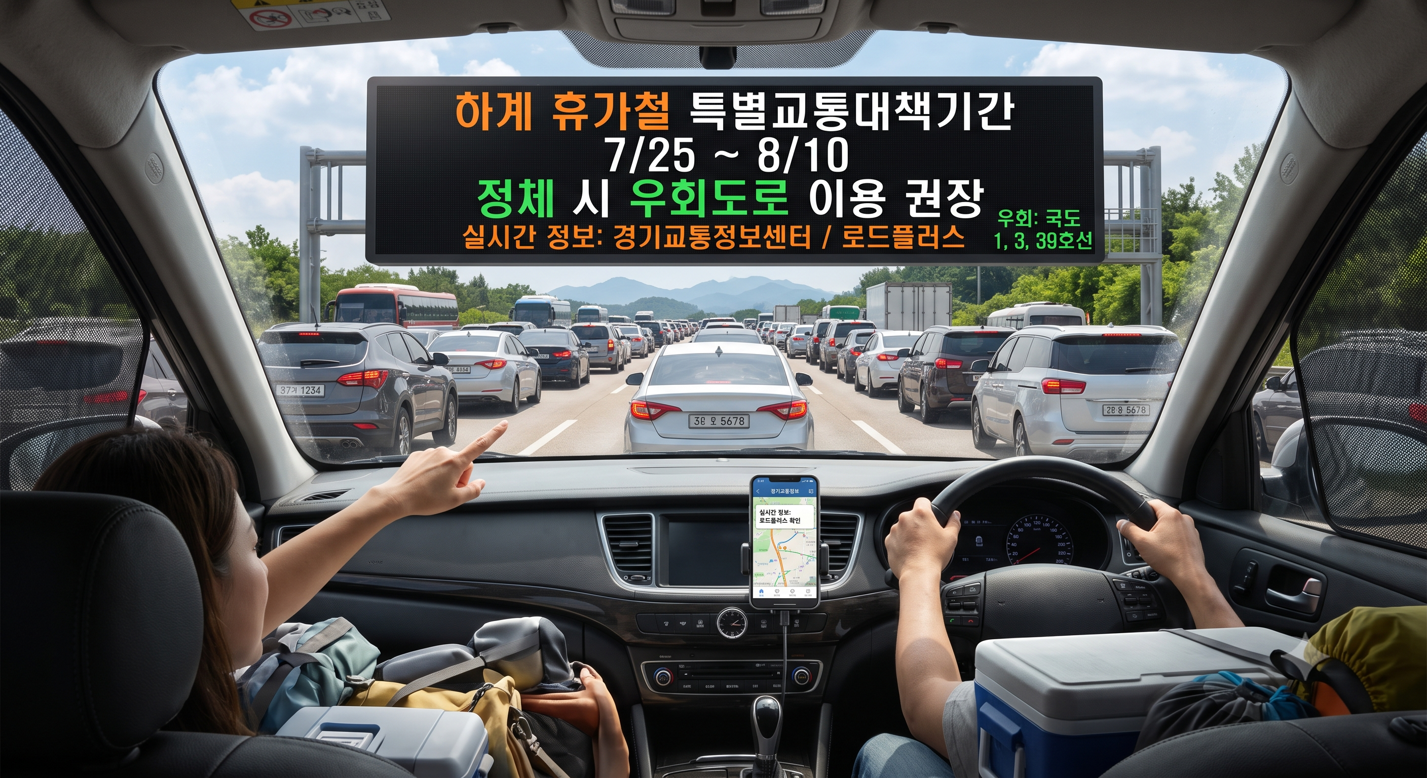 휴가 첫날부터 도로에 갇히기 싫다면…25일 시작, 여름 ‘특별교통대책’ 활용법