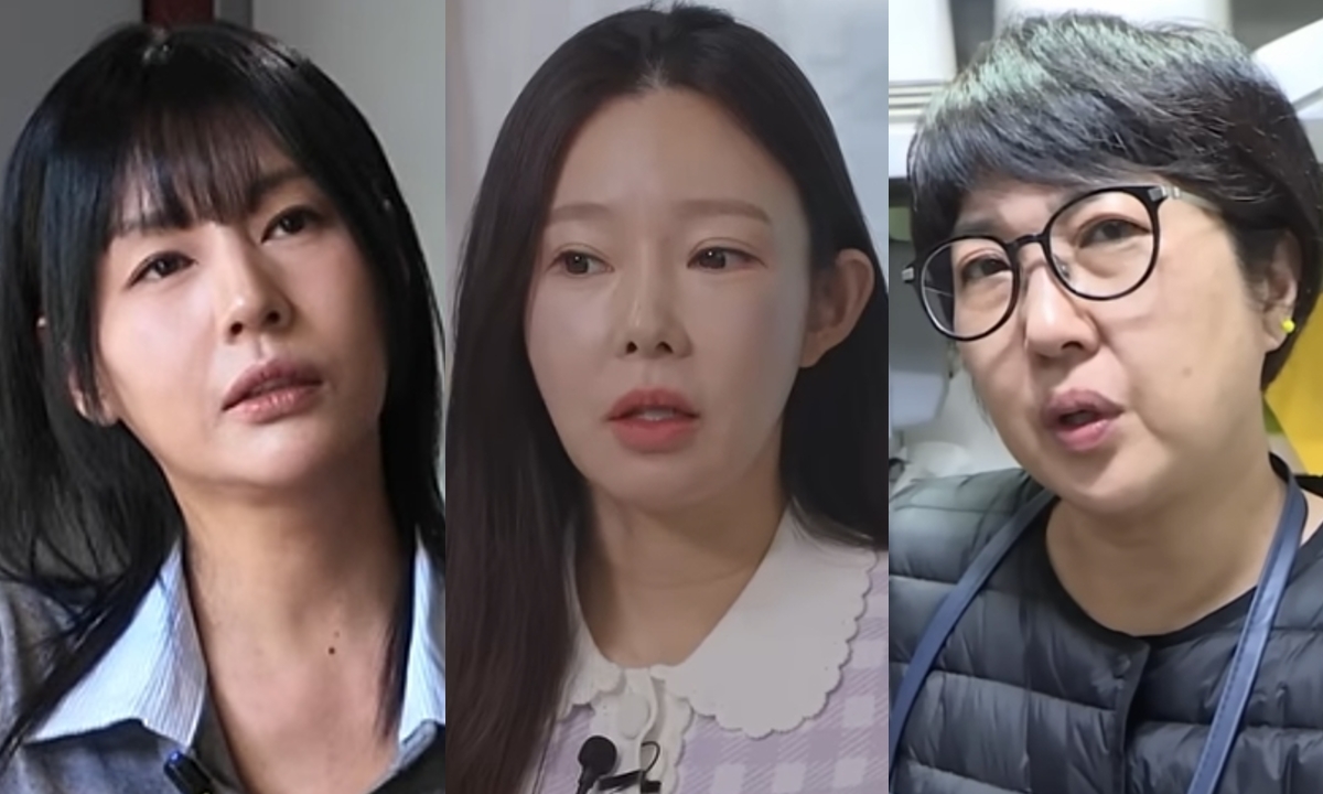 (왼쪽부터) 서유정, 지연수, 노유정. 유튜브 채널 ‘유정 그리고 주정’·‘지연수의 연수롭다’·‘특종세상-그때 그 사람’ 캡처