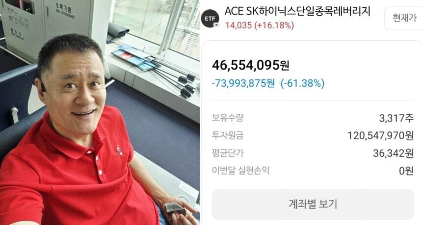 ‘실전 투자대회 1위’ 여경옥 셰프 "SK하닉 레버리지 1억2000만원 투자, 7400만원 손실"
