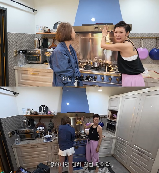 변정수, 주방만 수천만원…1500만원 프랑스산 오븐 공개