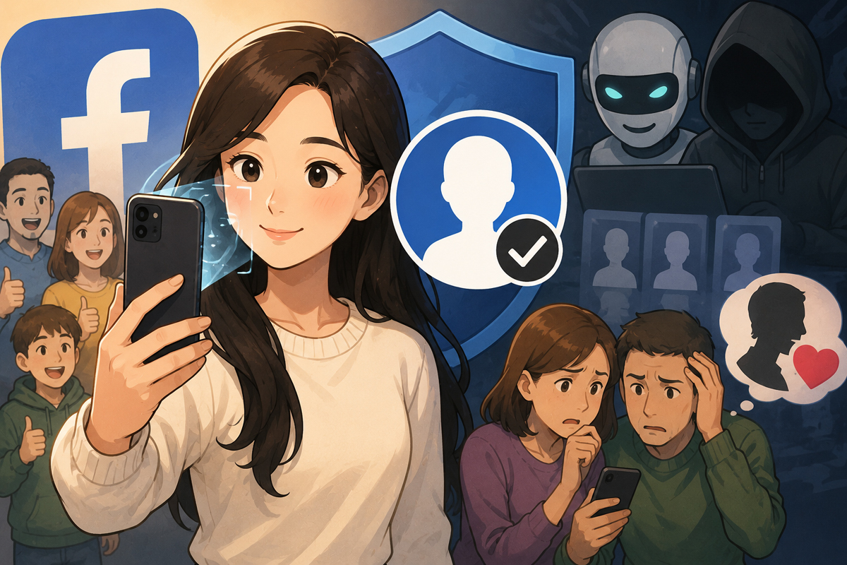 사람인 척하는 AI 가짜계정 막는다…메타, 페북 무료 인증 도입