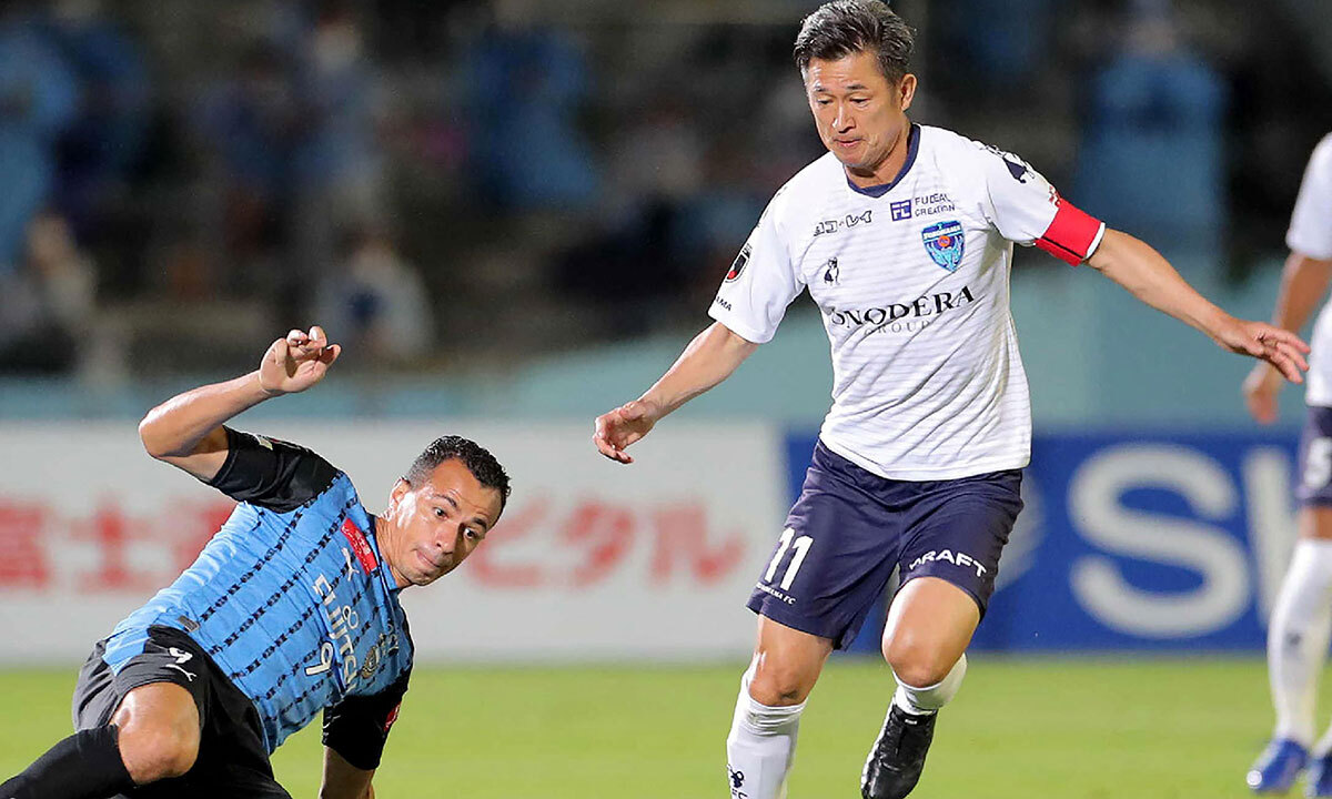 나이는 숫자… 59세 미우라, 4년 만에 골맛
