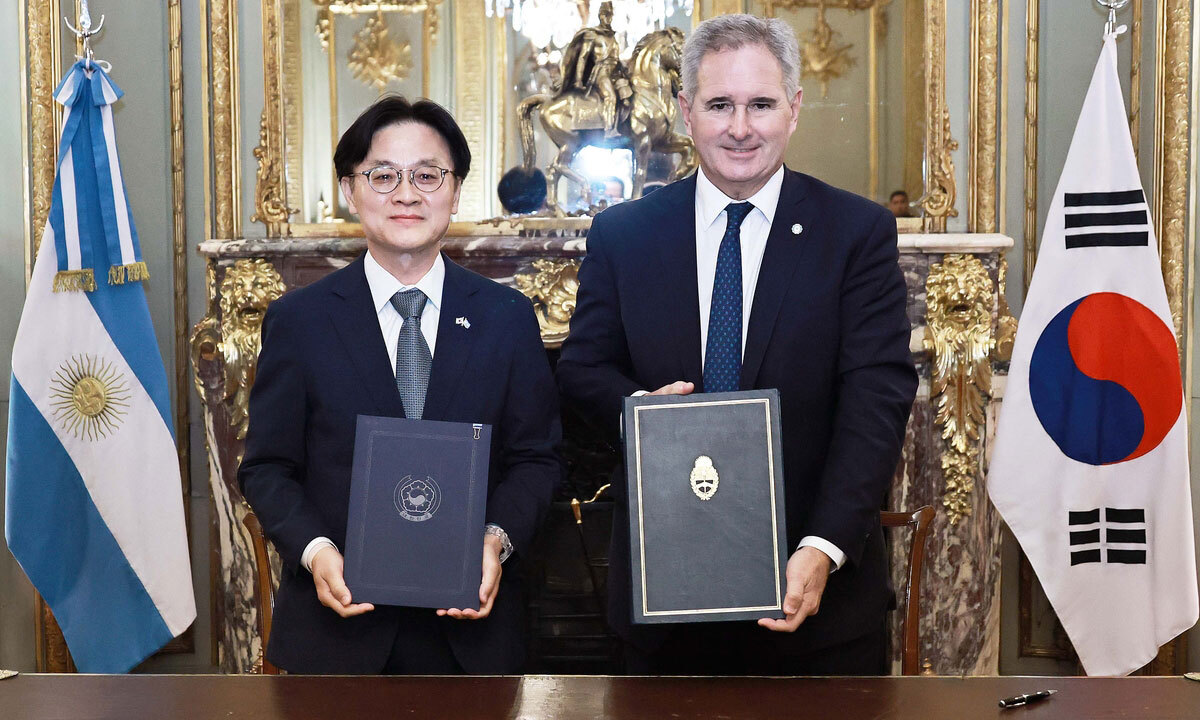 한-아르헨티나 핵심광물 협력 MOU 체결 서명식. 산업통상부 제공