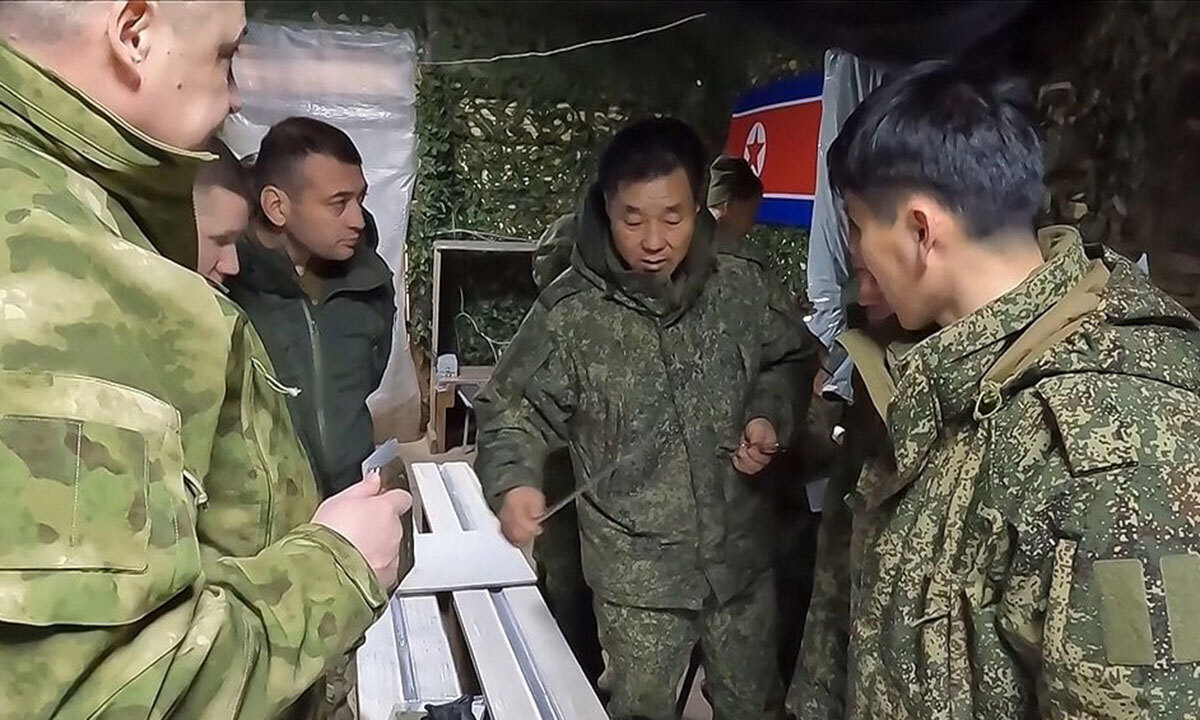 러시아 쿠르스크 전선에 배치된 북한군. 조선중앙TV·연합뉴스