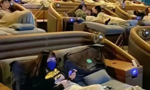점심시간엔 낮잠… 中영화관 이색 서비스 인기