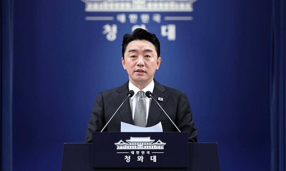 강훈식 비서실장. 연합뉴스