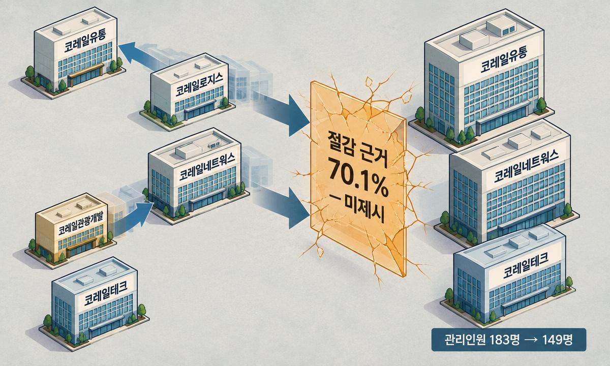 코레일이 자회사 5개를 3개로 통합하며 5년간 259억원 절감을 전망했으나, 절감액의 70.1%를 차지하는 중복조직 통합 항목의 산출 근거를 제시하지 못해 국회로부터 투명성 공개를 요구받았다. 인공지능(AI) 플랫폼 ‘세계온(SEGYE.On)’으로 생성