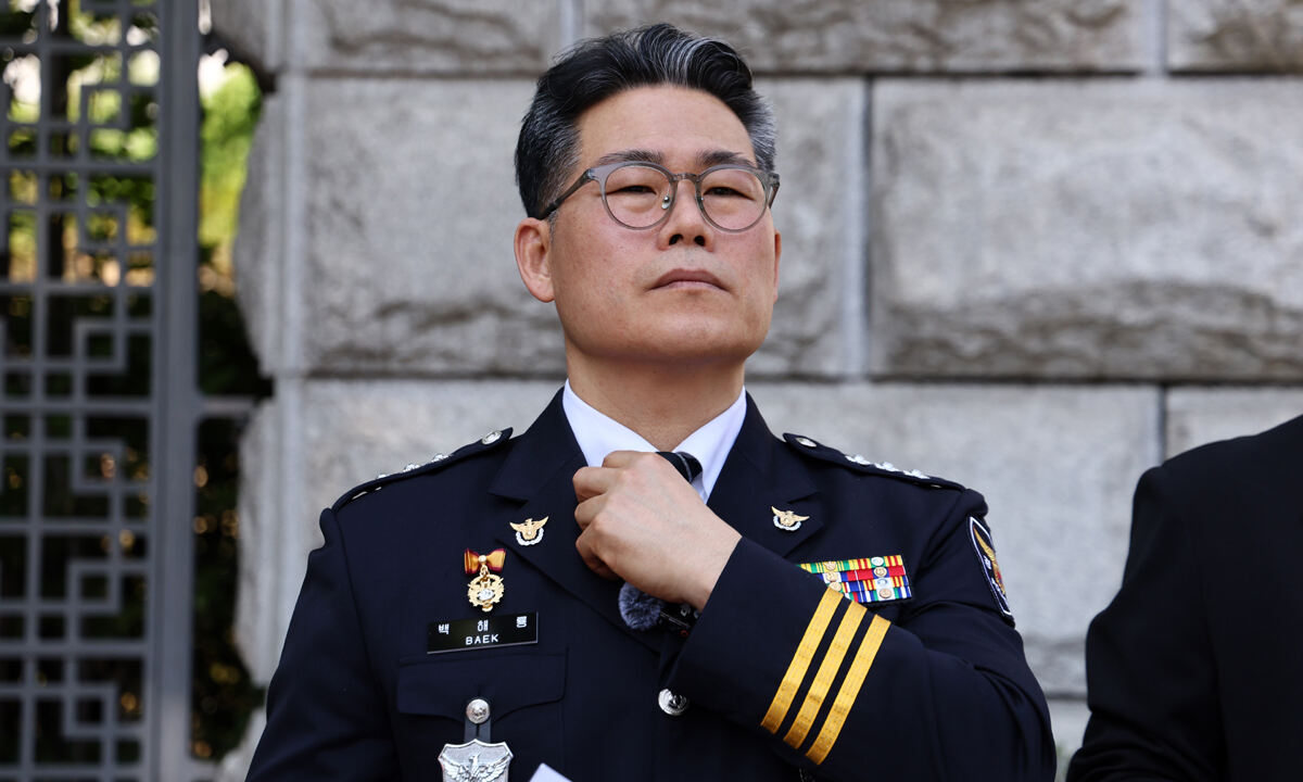 백해룡 경정. 연합뉴스