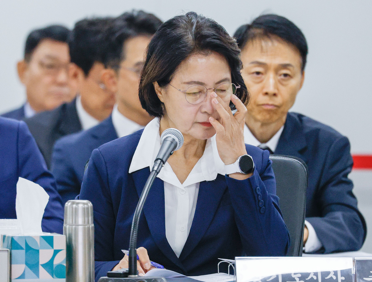 취임 후 첫 국정감사 임하는 추미애 경기지사 [한강로 사진관]