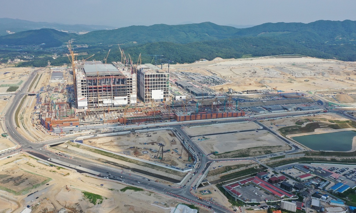 경기 용인시 처인구 원삼면에 위치한 용인 반도체 클러스터 일반 산업단지 공사 현장 모습. 뉴스1