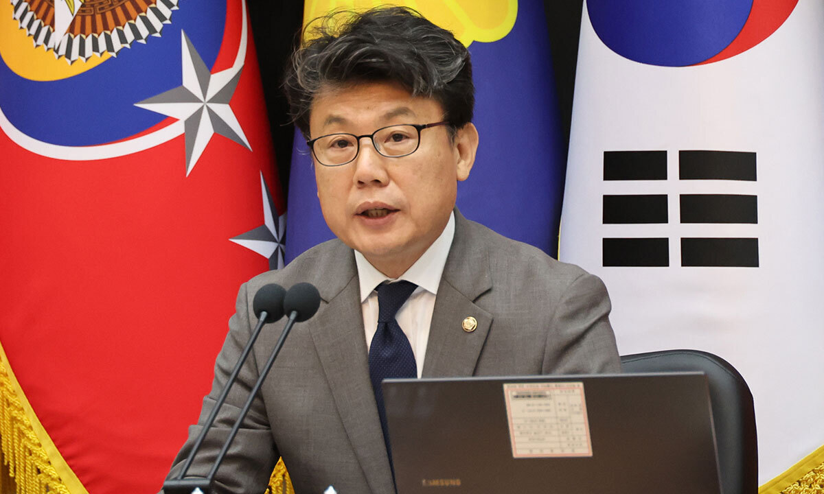 진성준&nbsp;국회 국방위원장. 연합뉴스